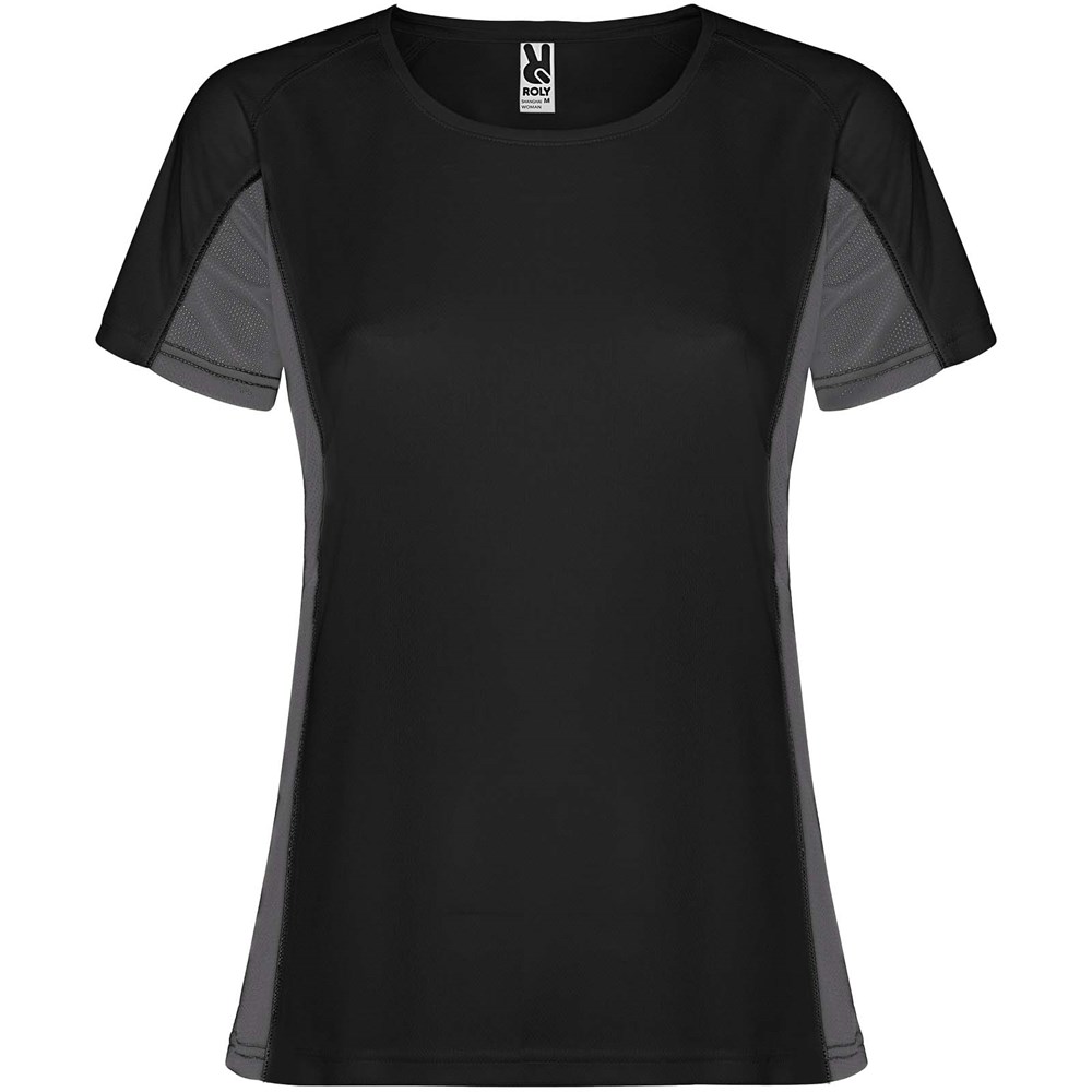 Shanghai Sport T-Shirt für Damen schwarz, Dark Lead