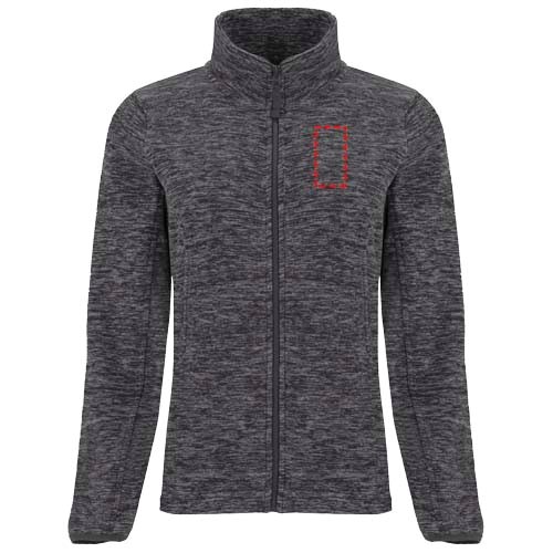Artic Fleecejacke für Damen heather schwarz