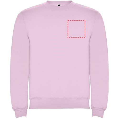 Clasica Sweatshirt mit Rundhalsausschnitt Unisex hellrosa