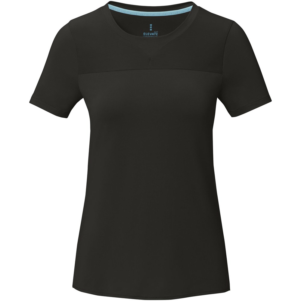 Borax Cool Fit T-Shirt aus recyceltem GRS Material für Damen schwarz