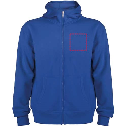 Montblanc Kapuzensweatjacke Unisex royalblau