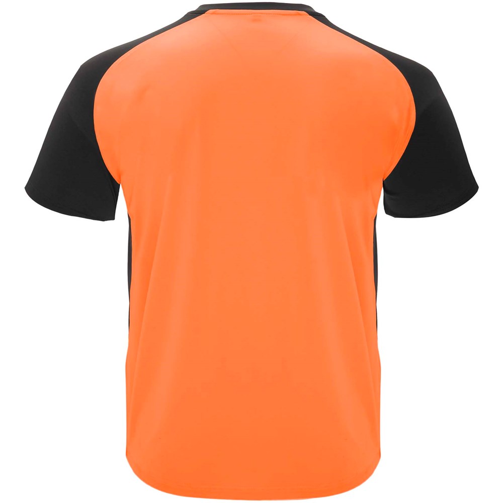 Bugatti Sport T-Shirt für Kinder Fluor Orange, schwarz