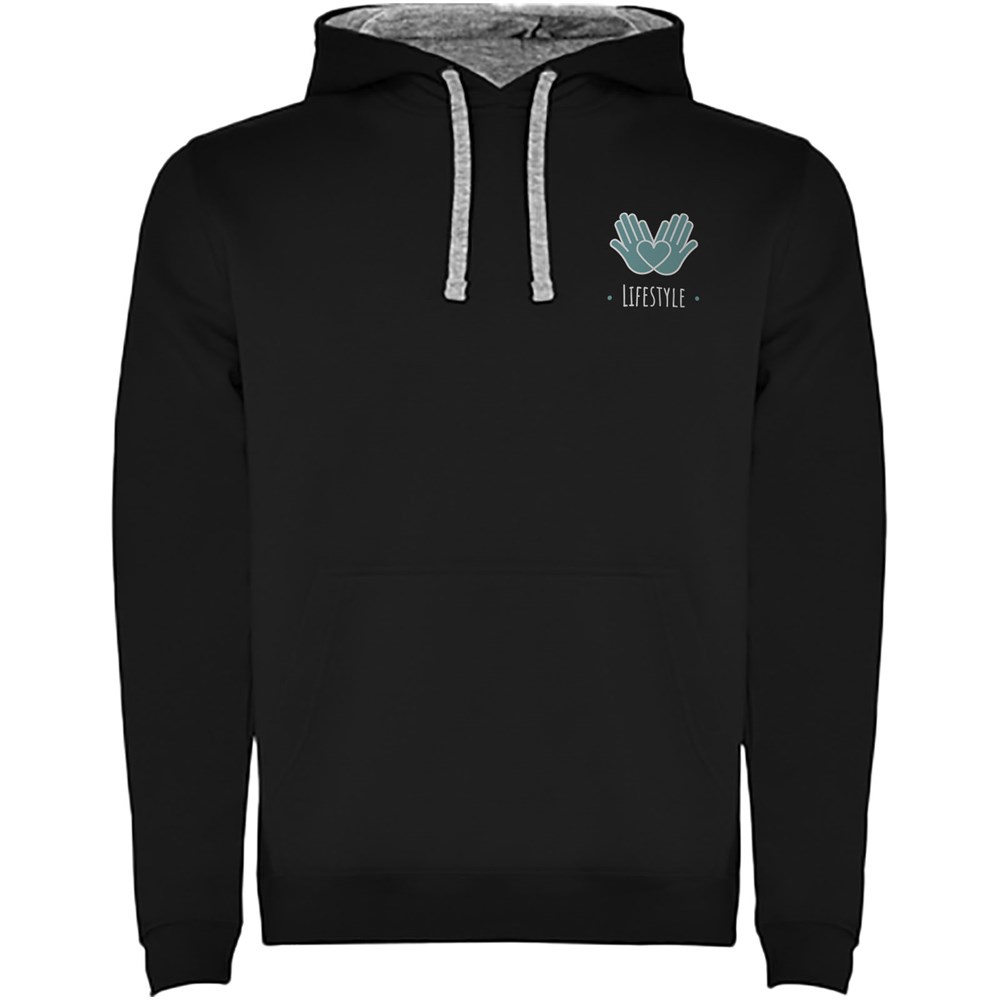 Urban Kapuzenpullover für Herren schwarz, Marl Grey