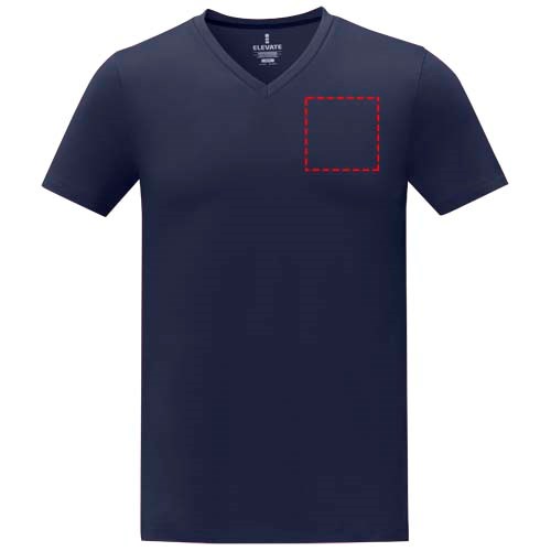 Somoto T-Shirt mit V-Ausschnitt für Herren navy