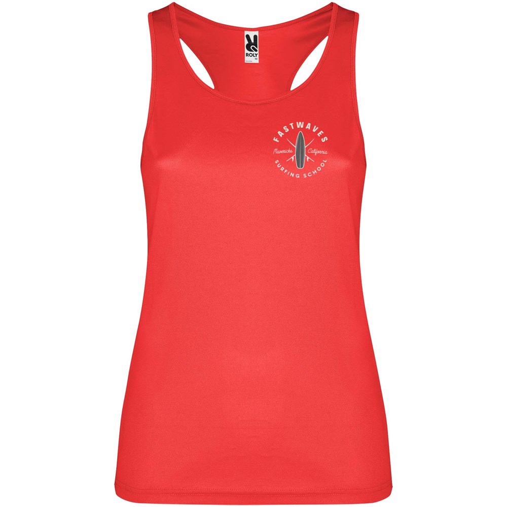 Schura Sport Top für Damen rot