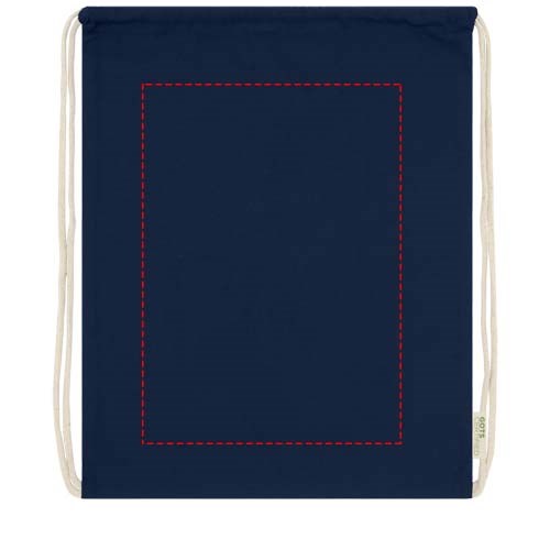 Orissa 140 g/m² Turnbeutel aus Bio-Baumwolle 5L