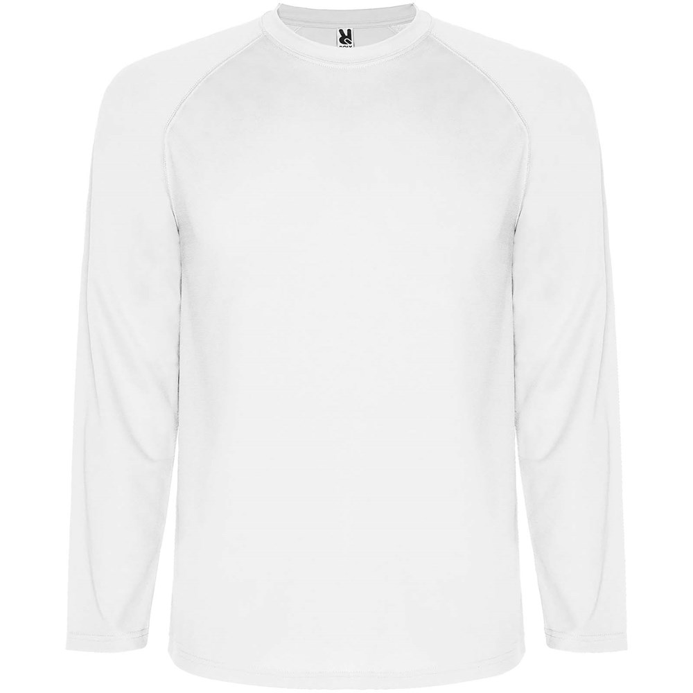 Montecarlo Langarm Sport-Shirt für Männer weiss