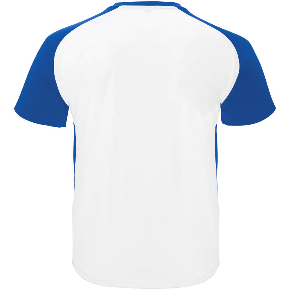 Bugatti T-Shirt Unisex aus recyceltem Material weiss, royalblau