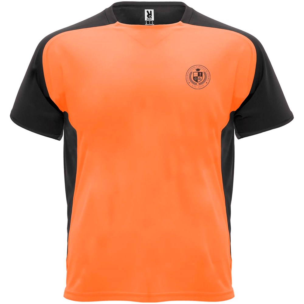 Bugatti Sport T-Shirt für Kinder Fluor Orange, schwarz