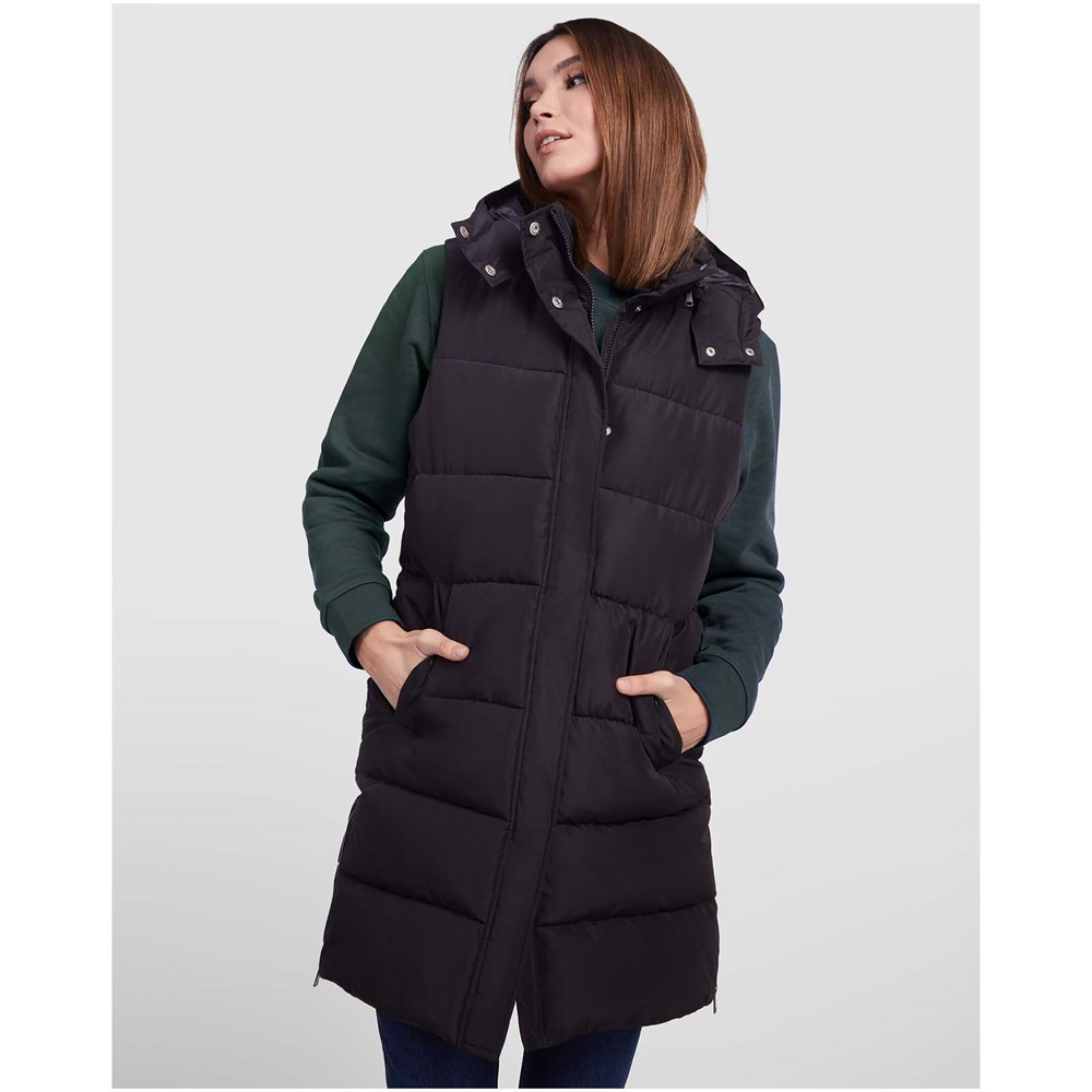 Reine Steppweste für Damen Militar Green