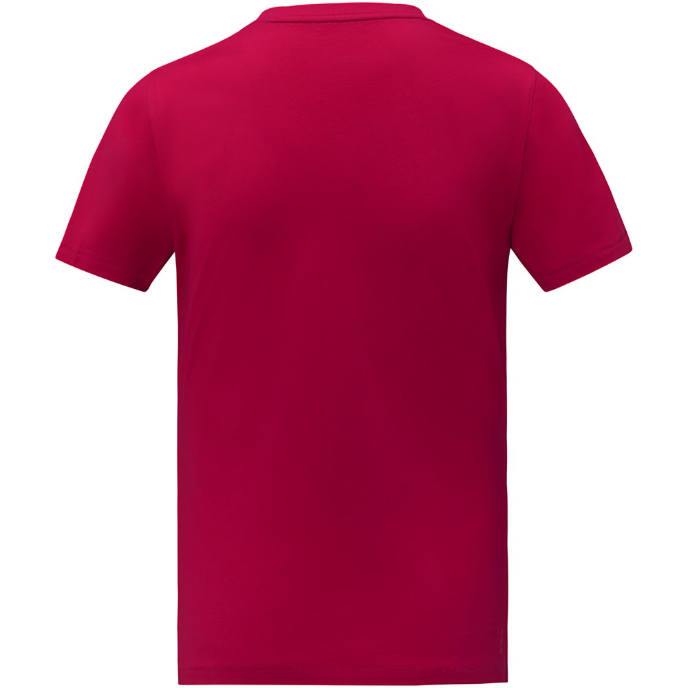 Somoto T-Shirt mit V-Ausschnitt für Herren rot