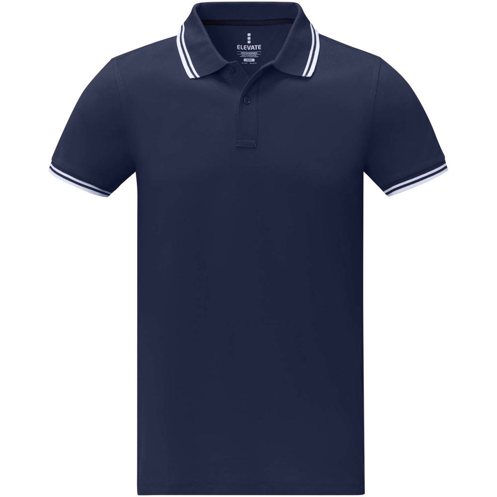 Amarago Polo mit abgesetztem Rand für Herren navy