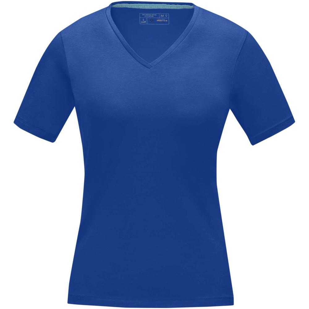 Kawartha T-Shirt für Damen mit V-Ausschnitt blau