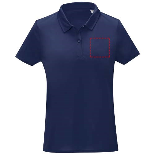 Deimos Poloshirt cool fit mit Kurzärmeln für Damen navy