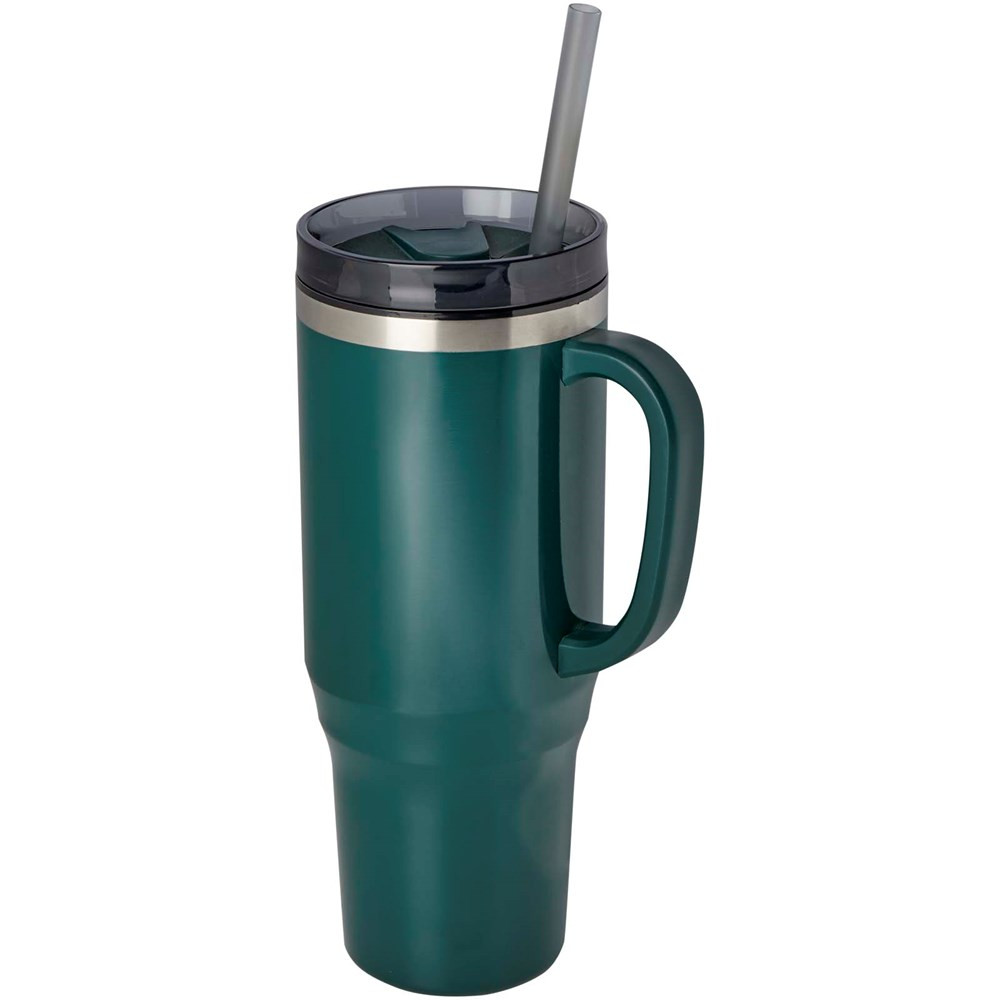Melbourne 1200 ml RCS-zertifizierter Isolierbecher mit Strohhalm