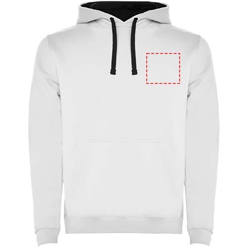 Urban Kapuzenpullover für Herren weiss, Navy Blue