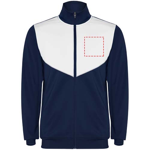 Evans Trainingsanzug Unisex Navy Blue, weiss