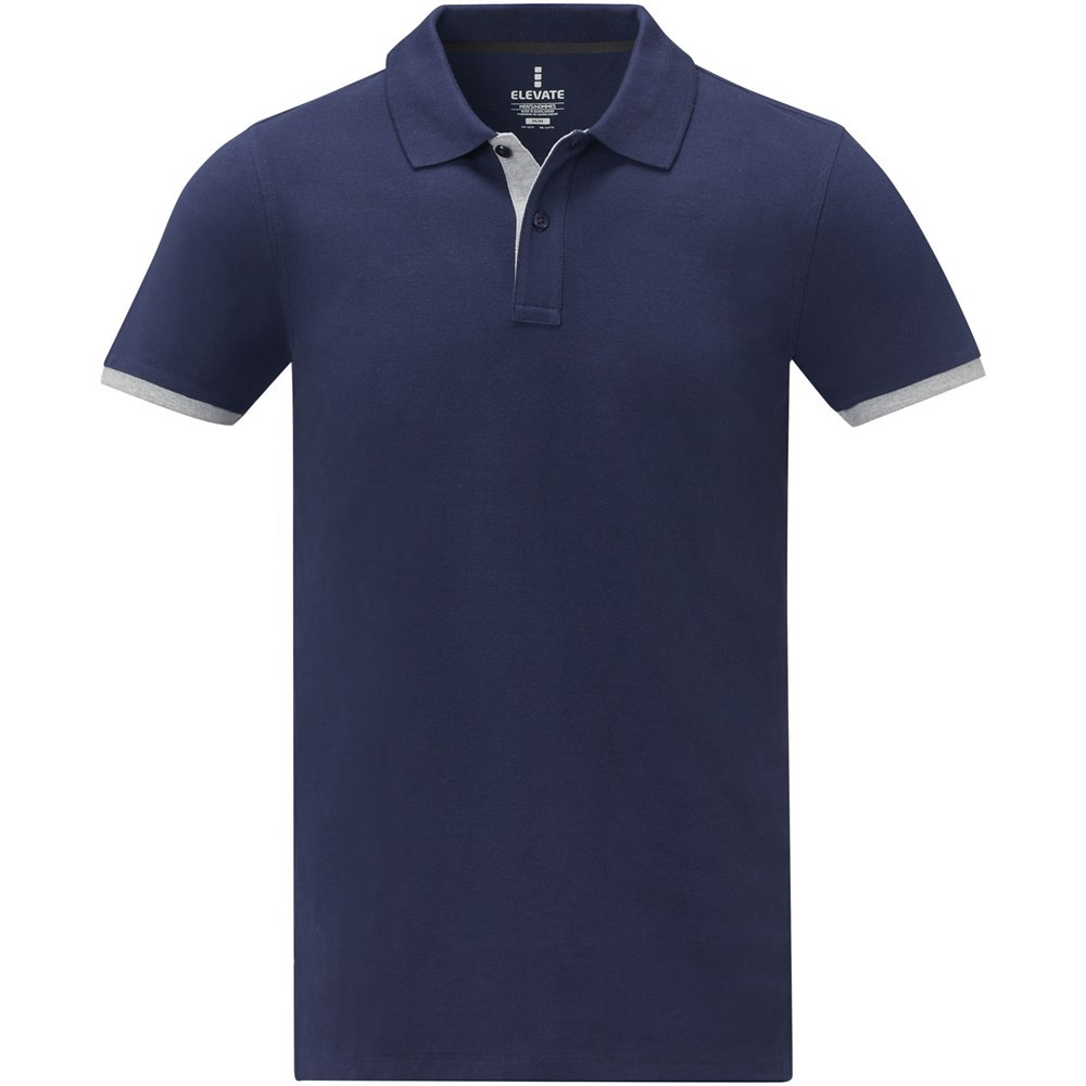 Morgan Polo für Herren, zweifarbig navy