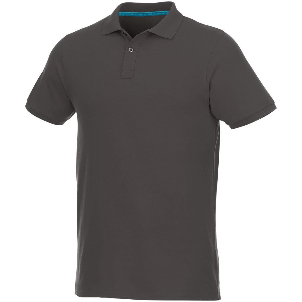 Beryl Poloshirt aus Bio-Recyclingmaterial für Herren storm grey