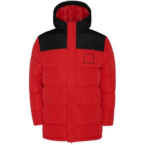 Tallin Steppjacke für Kinder rot, schwarz