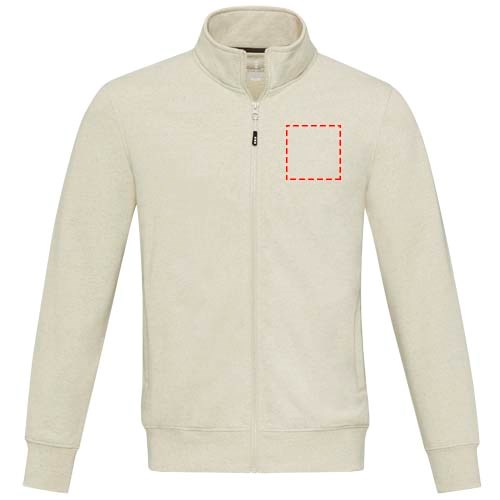 Galena Aware™ Sweatjacke aus recyceltem Material Unisex Oatmeal