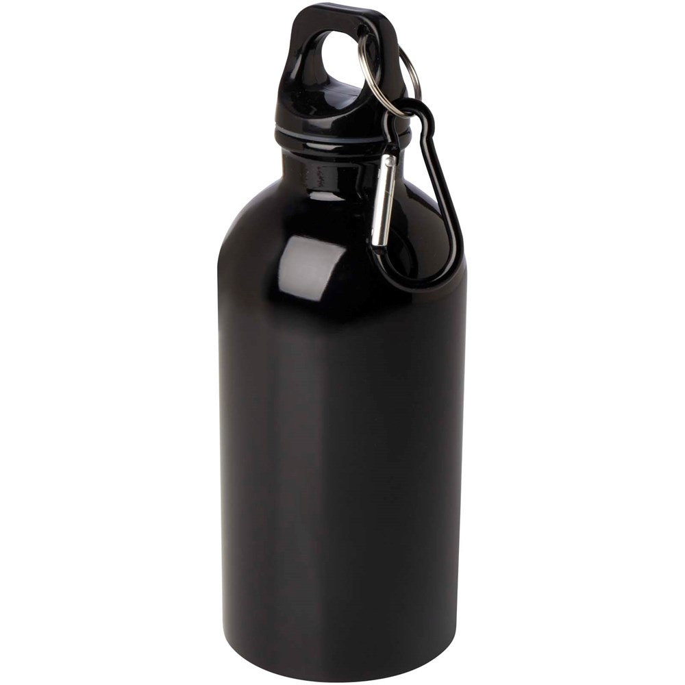 Oregon 400 ml RCS-zertifizierte, einwandige Trinkflasche aus Edelstahl mit Karabinerhaken