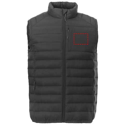 Pallas recycelter wattierter Bodywarmer für Herren storm grey