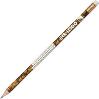 weiss, Hülse gold, Radierer weiss