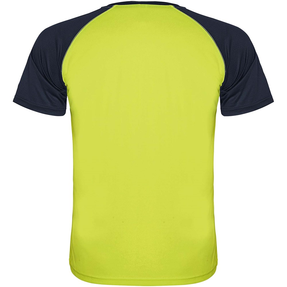 Indianapolis Sport T-Shirt für Kinder Fluor Yellow, Navy Blue