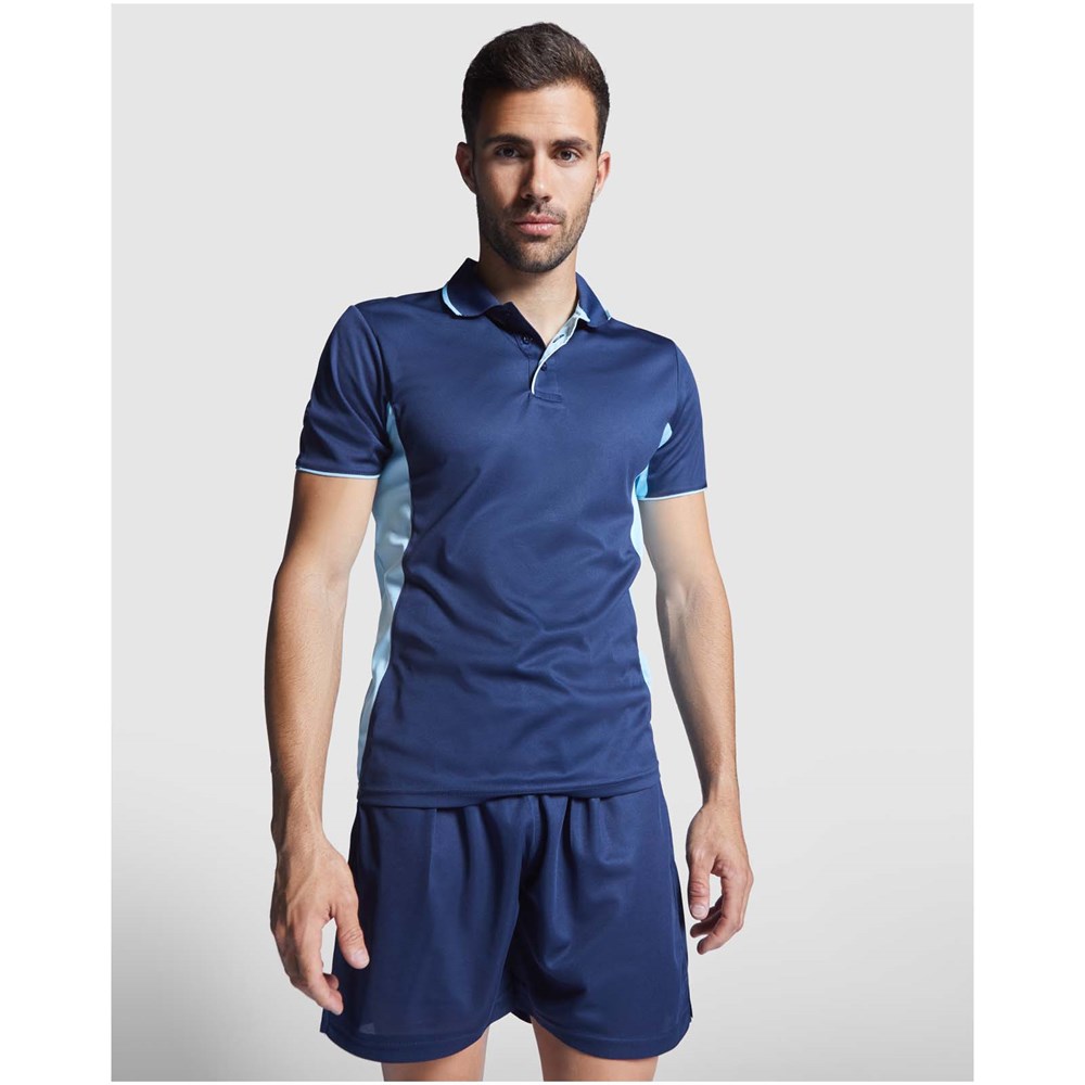 Montmelo Sport Poloshirt Unisex rot, weiss