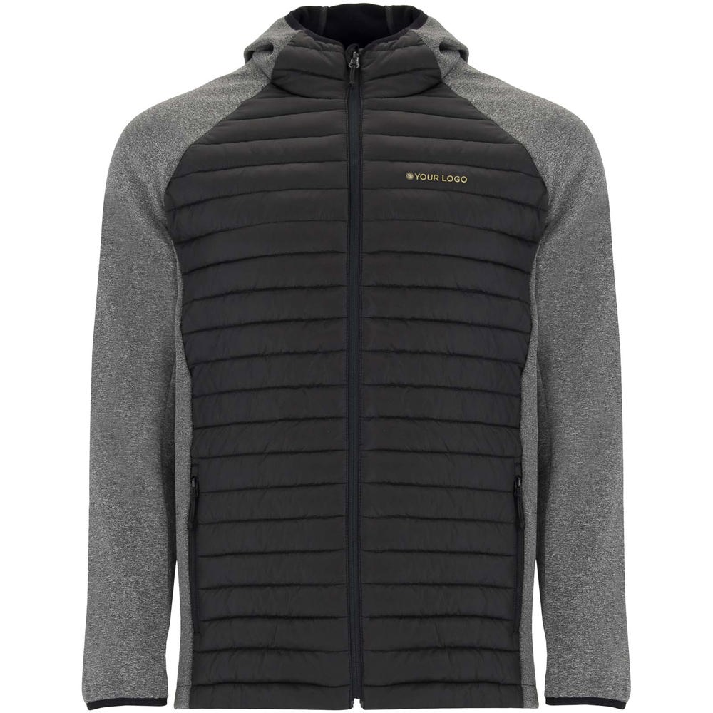 Minsk Hybrid Thermojacke Unisex schwarz, blei