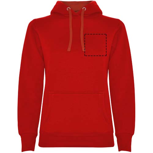 Urban Kapuzenpullover für Damen rot