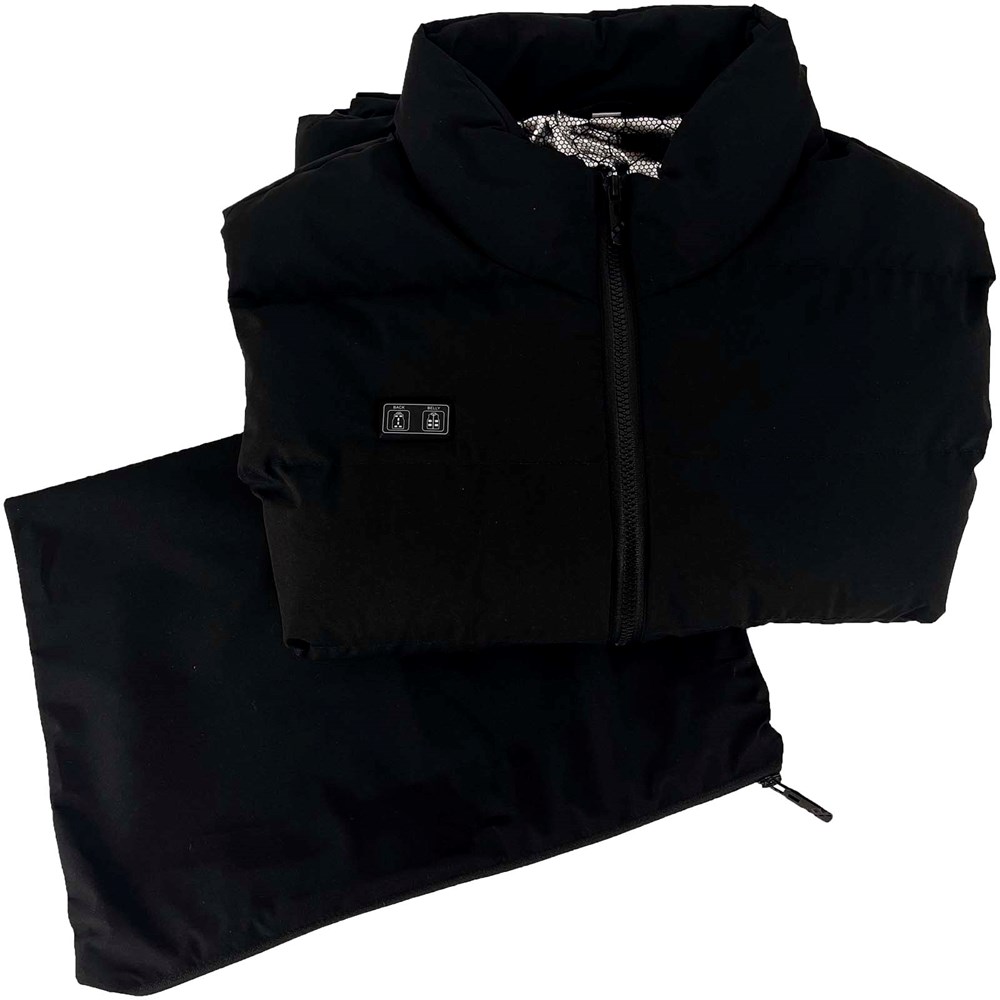 SCX.design G01 beheizbarer Bodywarmer mit Powerbank schwarz