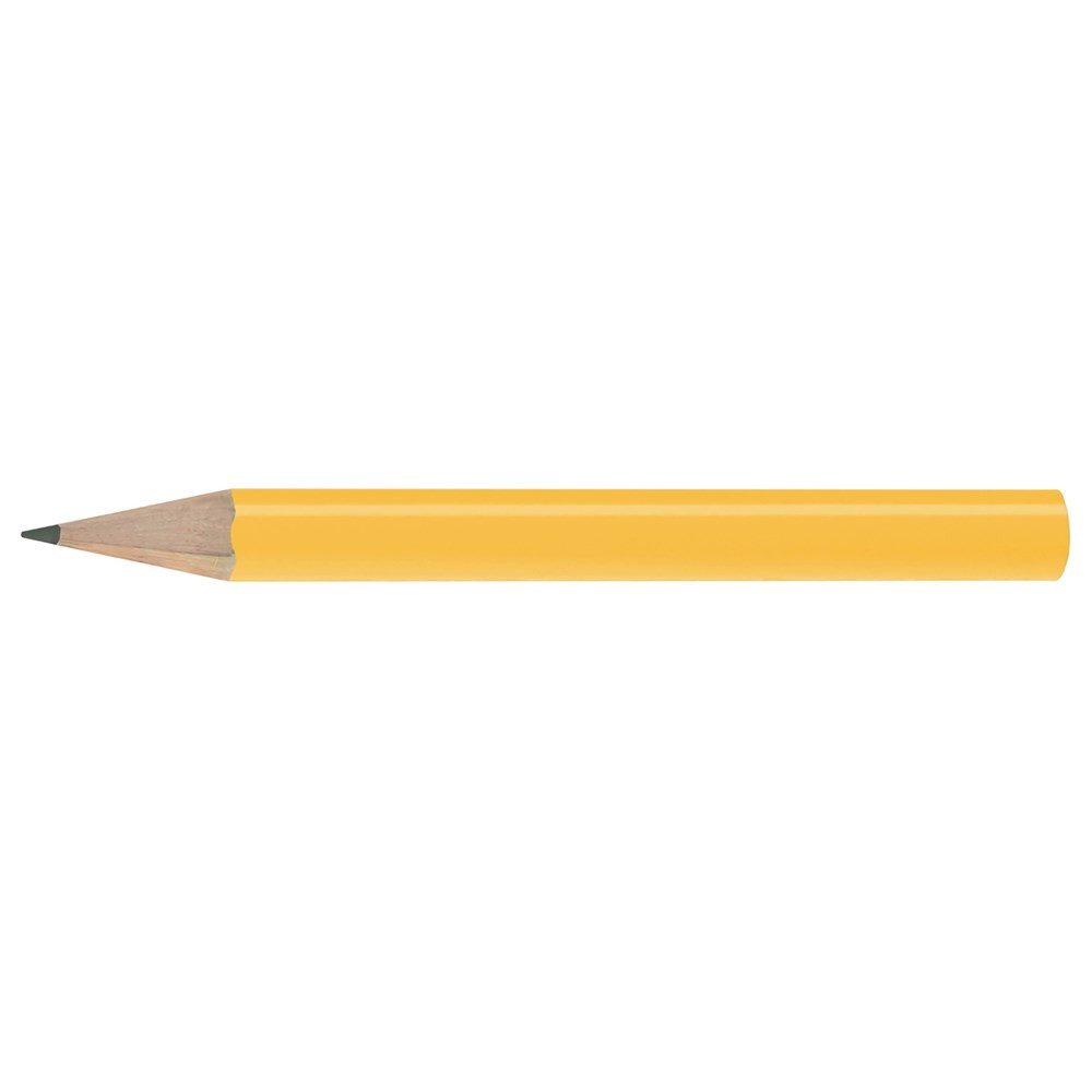 Bleistift, lackiert, rund, kurz