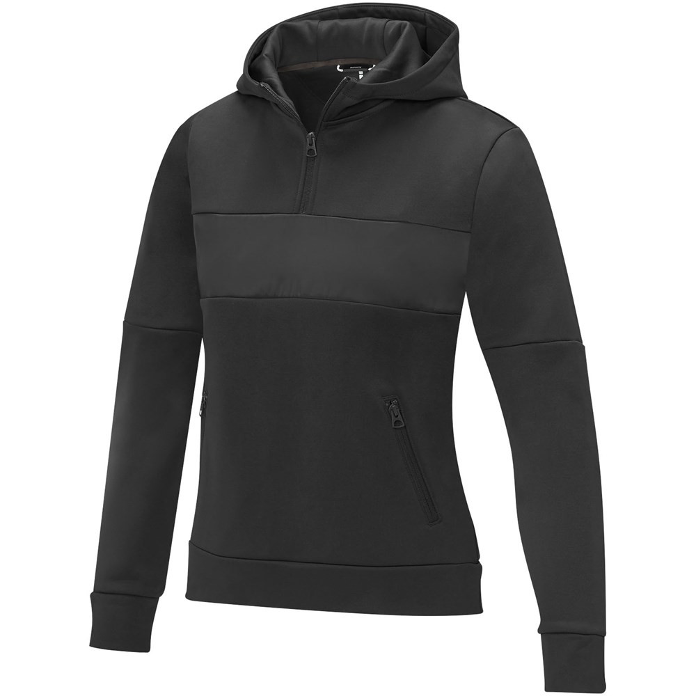 Sayan Kapuzenpullover mit halbem Reissverschluss für Damen
