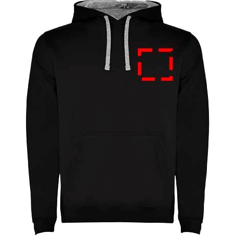 Urban Kapuzenpullover für Herren schwarz, Marl Grey