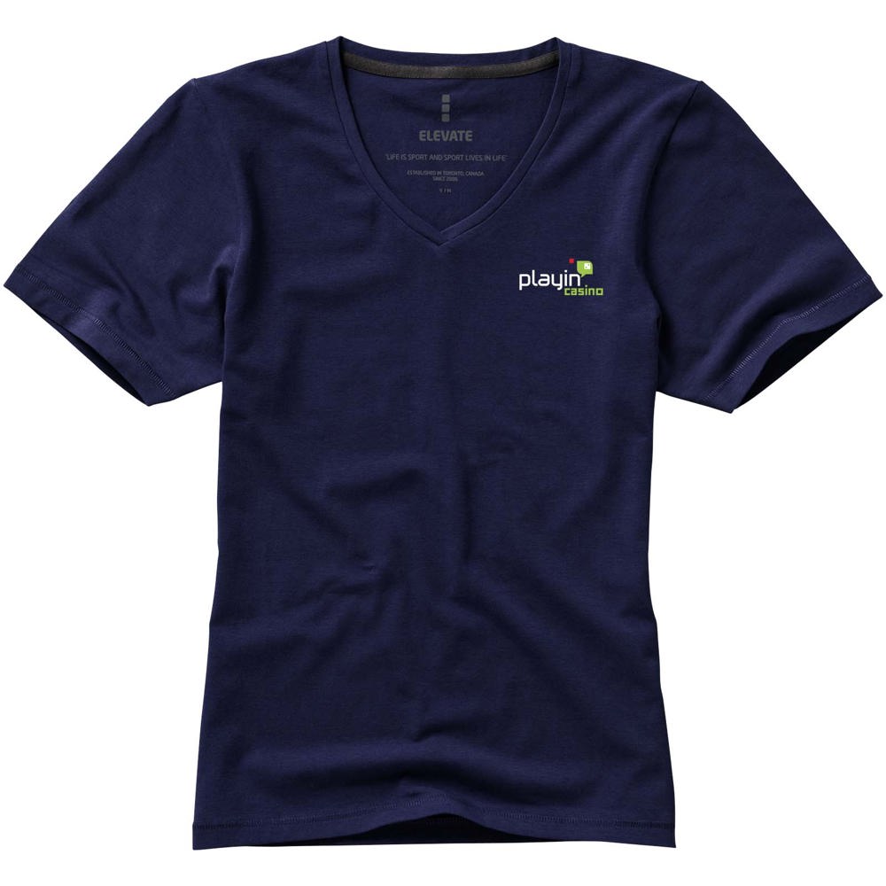 Kawartha T-Shirt für Damen mit V-Ausschnitt navy