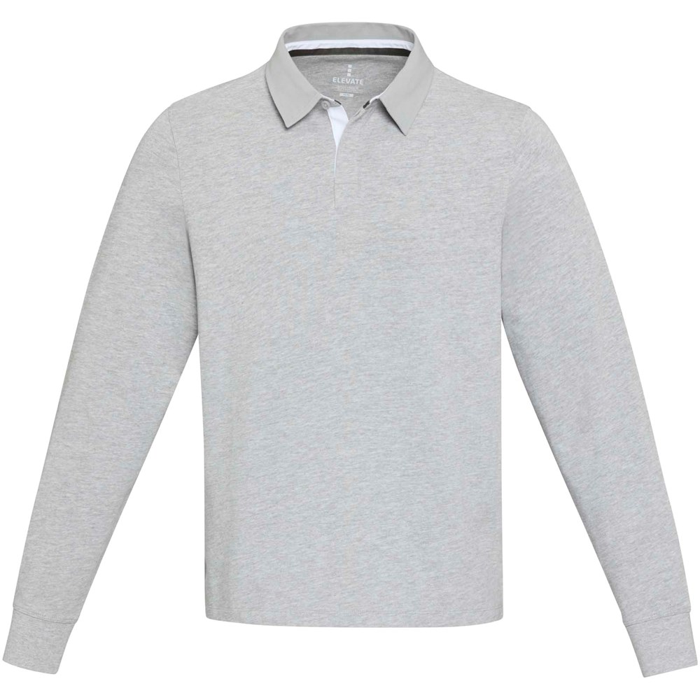 Clyde Rugby Polo Sweatshirt Unisex heather grau