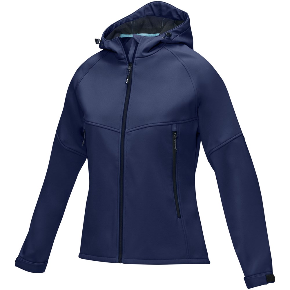 Coltan Softshelljacke aus recyceltem Material für Damen navy