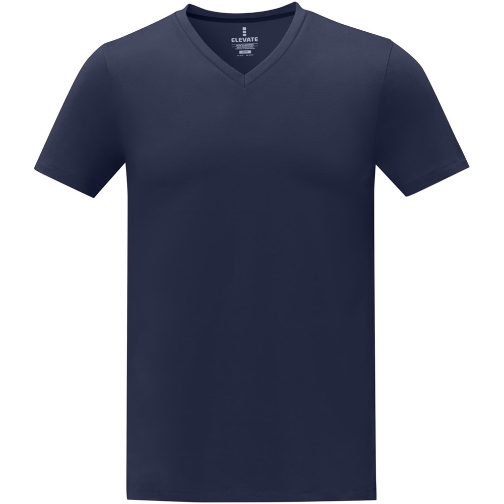 Somoto T-Shirt mit V-Ausschnitt für Herren navy