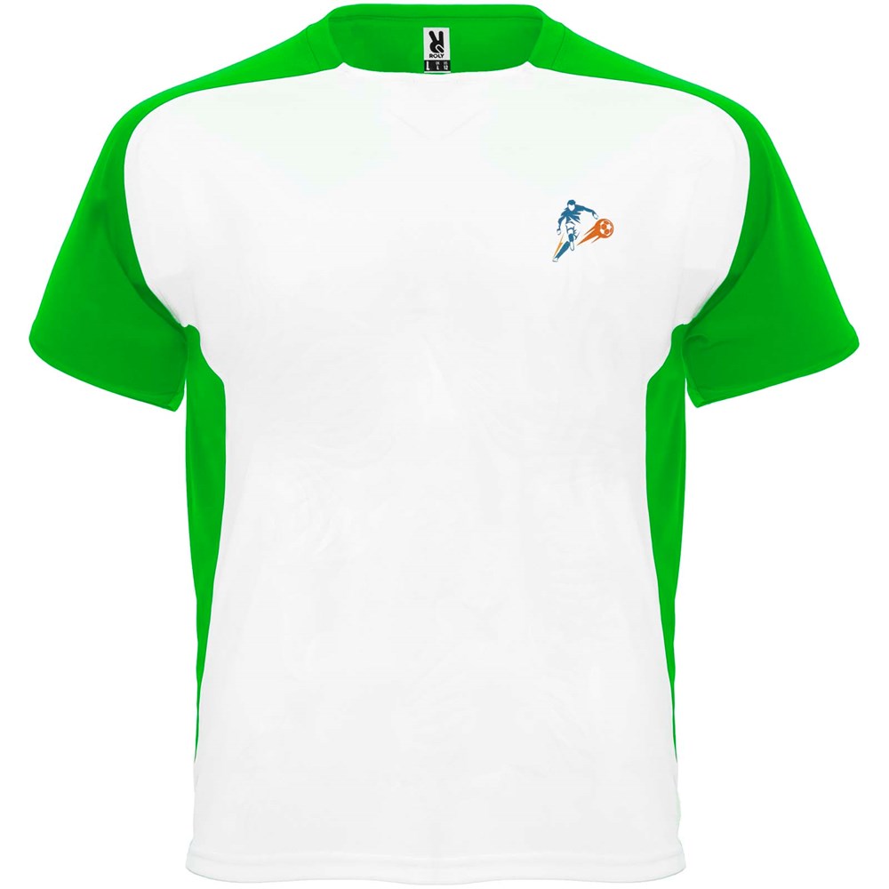 Bugatti T-Shirt Unisex aus recyceltem Material weiss, farngrün