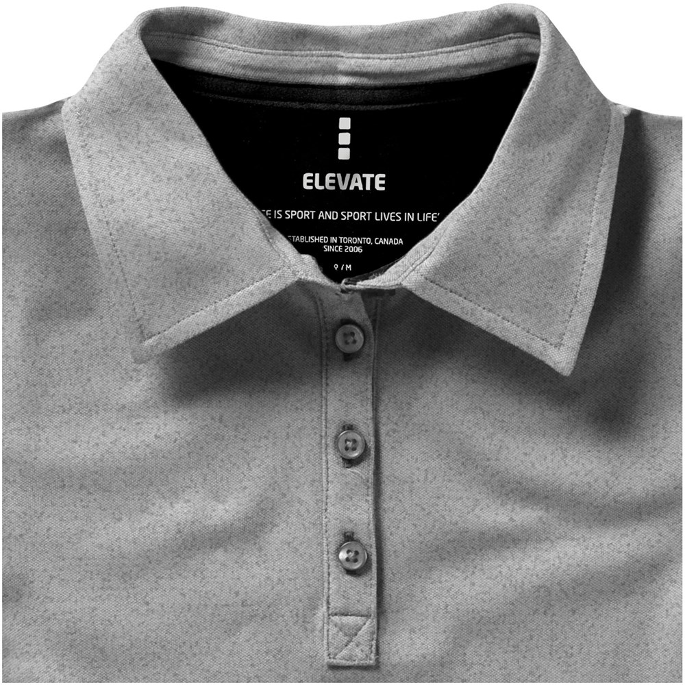 Markham Stretch Poloshirt für Damen grau meliert