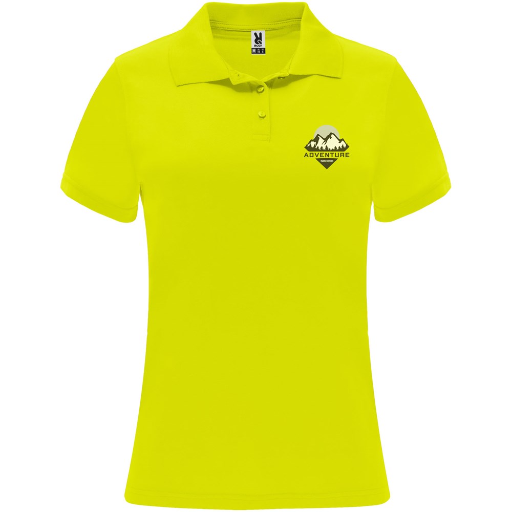 Monzha Sport Poloshirt für Damen Fluor Yellow