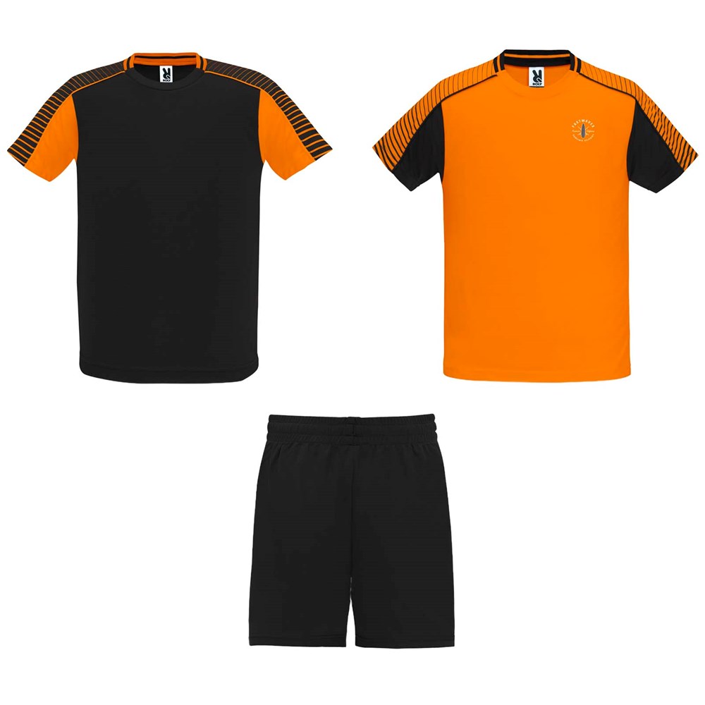 Juve Sport-Set für Kinder orange, schwarz