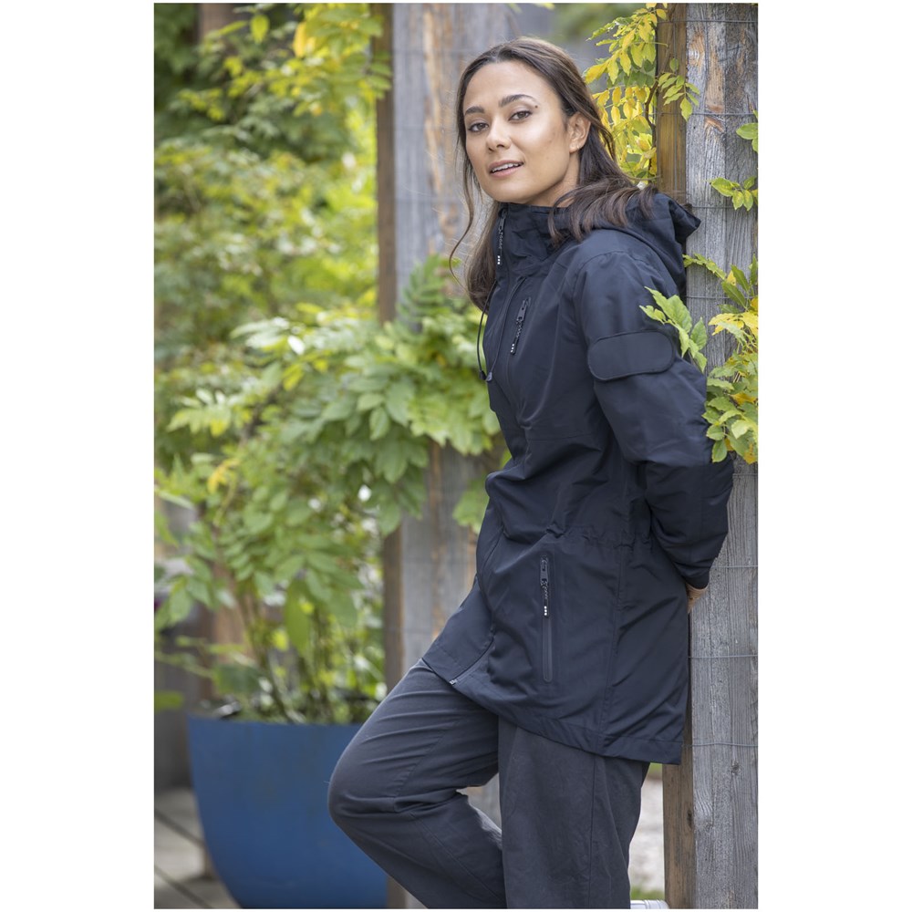 Kai Unisex leichte GRS recycelte Circular Jacke schwarz