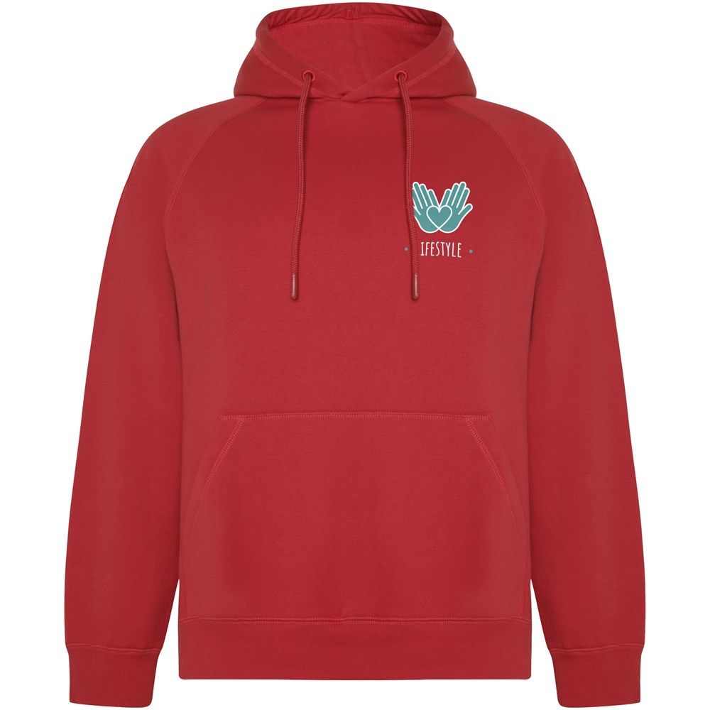 Vinson Kapuzenpullover aus Bio-Baumwolle Unisex rot
