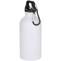 Oregon 400 ml RSC-zertifizierte einwandige Sublimation Trinkflasche aus recyceltem Edelstahl mit Karabinerhaken