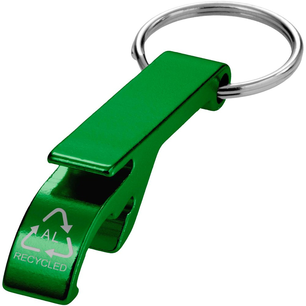 Tao Schlüsselanhänger mit Flaschen- und Dosenöffner aus recyceltem RCS Aluminium