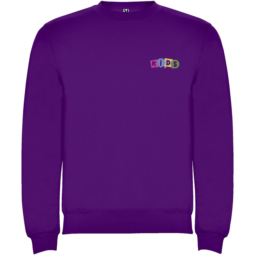 Clasica Sweatshirt mit Rundhalsausschnitt für Kinder lila