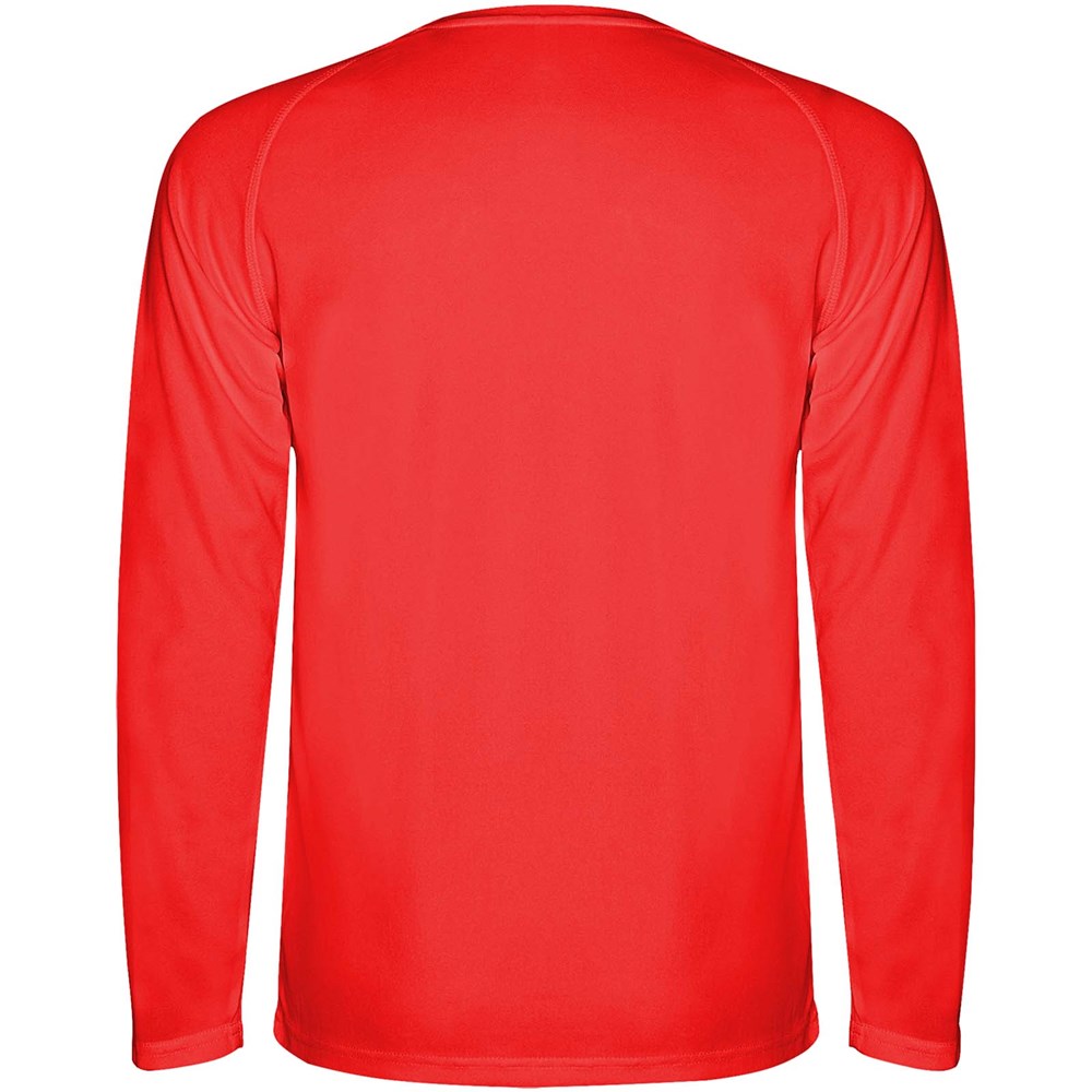 Montecarlo Langarm Sport-Shirt für Männer rot